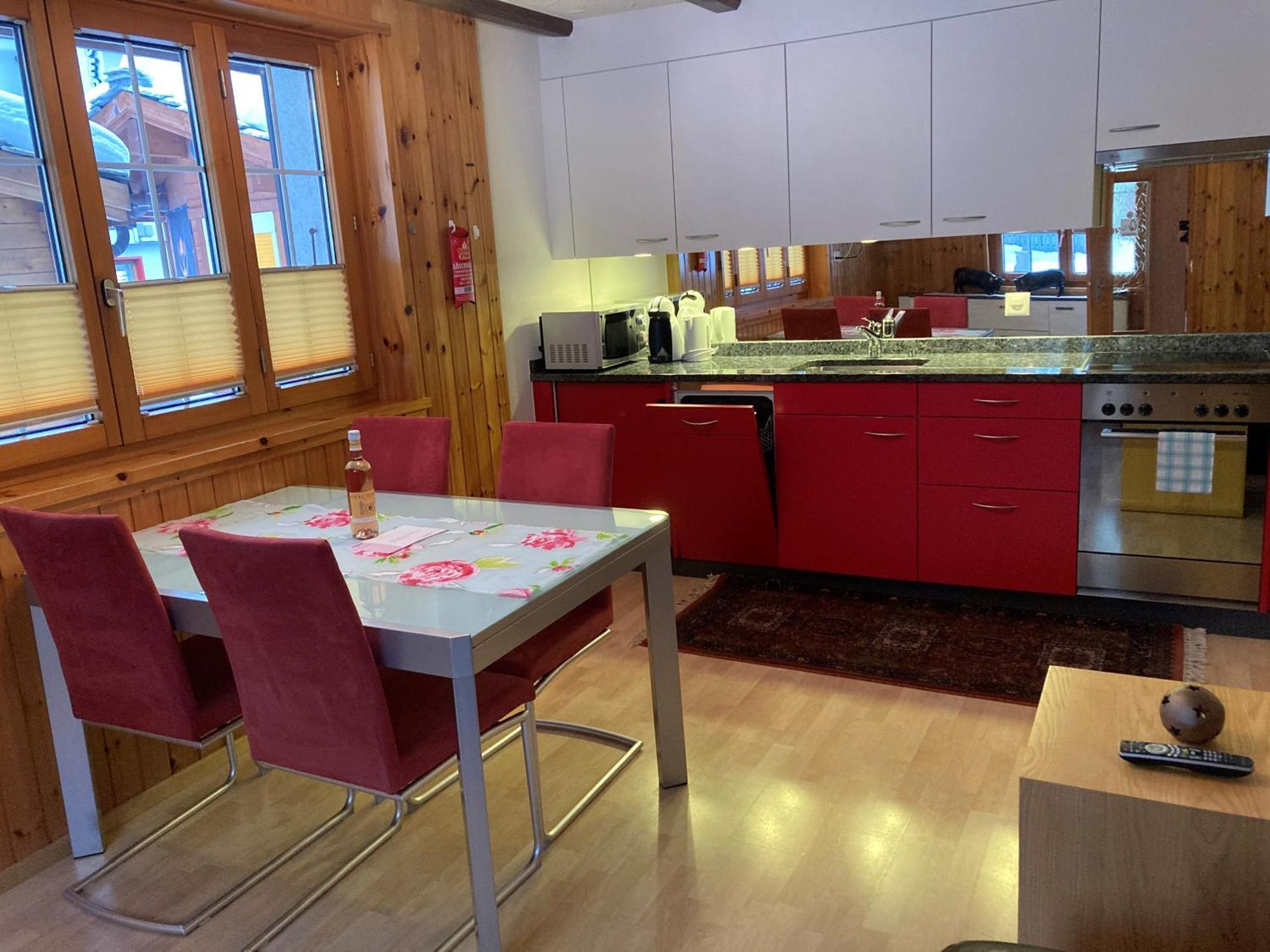 Apartament Haus Alpenperle Saas-Almagell Pokój zdjęcie