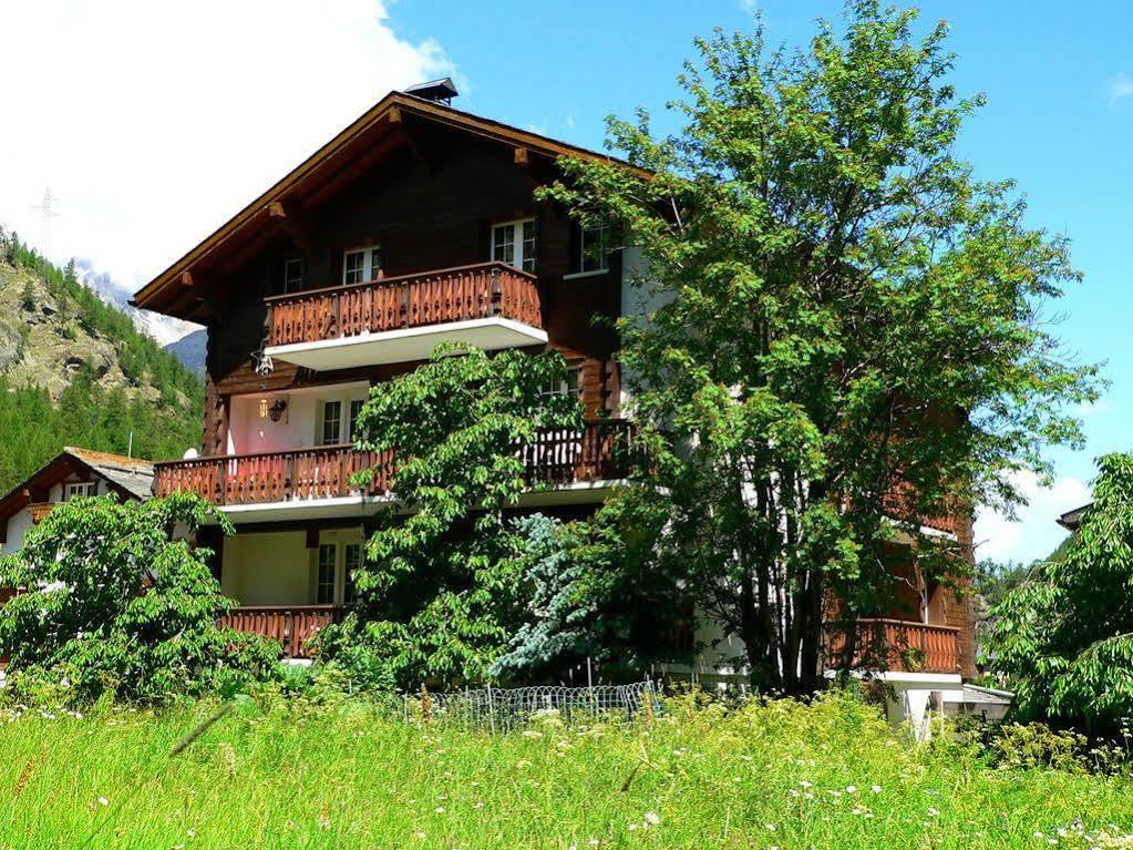 Apartament Haus Alpenperle Saas-Almagell Zewnętrze zdjęcie