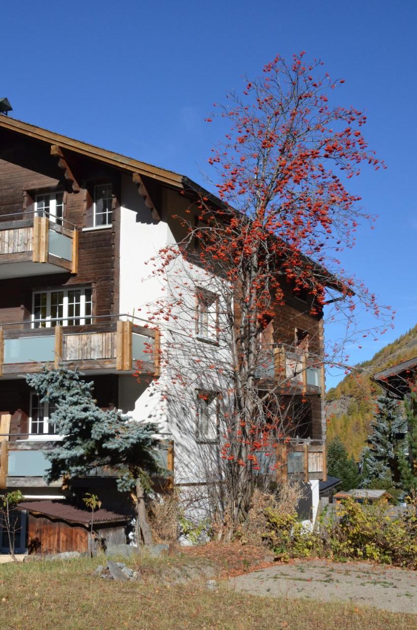 Apartament Haus Alpenperle Saas-Almagell Zewnętrze zdjęcie